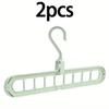 2/5pcs Magic Multi-port Support Hangers for Clothes Drying Rack Multifunction Plastic Clothes Rack Drying Hanger Storage Hangers