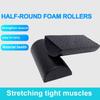 Fitness Yoga Column Roller/Half Foam Roller Blocks Pilates Yoga Roller/Yoga Massage Exercise Foam Roller/ Muscle Massage Roller