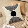Reduced geometry Pillow Case Anti-dustmite Invisible zipper Sofa Bed