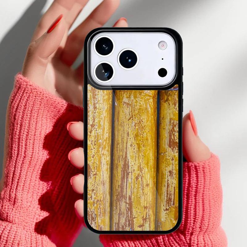 

Bamboo Wood Pattern Phone Case for iPhone 17 16 15 14 13 Pro Max Back Cover for 12 11 Pro Coque iPhone 13 Pro Max