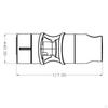 Bracket Replacement For 18-5MM Riser Rail Adjustable Polished