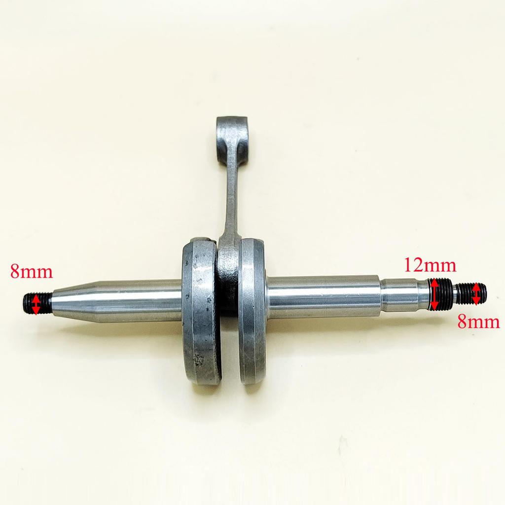 For FS160/FS220/FS280 Crankshaft Assembly Wear-Resistant Crank Shaft Assembly Kit Heavy Duty Crankshaft for Outdoor