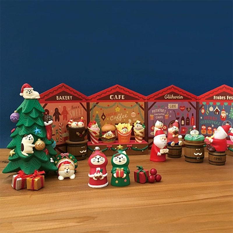 Creative Japanese INS ZAKKA Resin Crafts: Cute Christmas Ornaments & Gifts