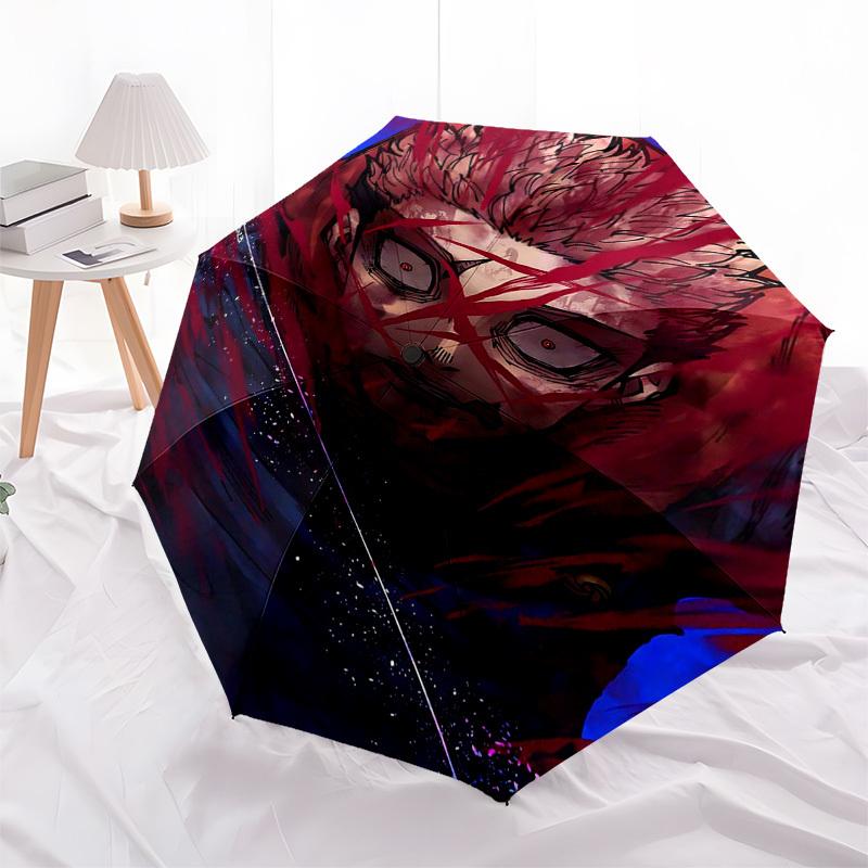 

1pc Jujutsu Kaisen Satoru Gojo Umbrella Automatic Opening & Closing, Foldable Design, Outdoor, Perfect Gift for Fans, Travelers, Daily Use.C025
