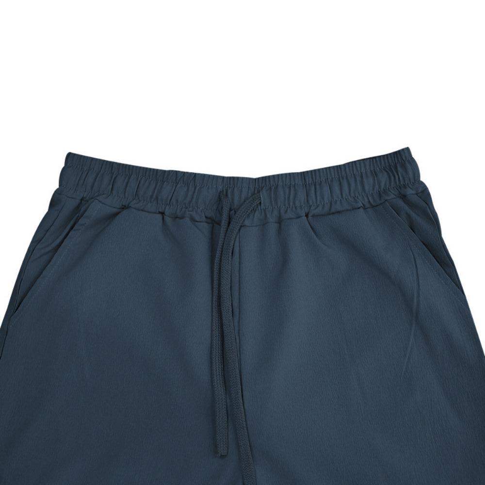 Summer Men's Hip-hop Linen Pants Lightweight Breathable Casual Jogging Pocket Loose Fit Street Wear Gym Travel Wear