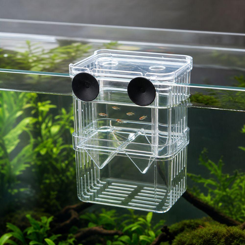 Transparent Fish Breeding Box Isolation Fish Isolation Box New Aquarium Breeder Box Fish Tank Use