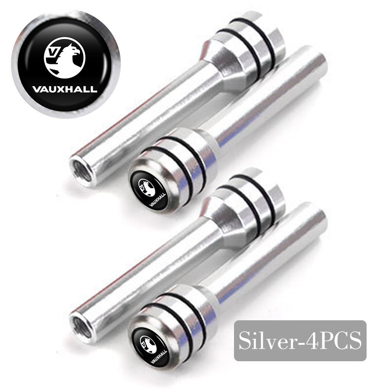 Per Vauxhall 2/4 pz Stile Auto Pin Blocco Porta Pomello in Lega di Alluminio Pin di Tiraggio Accessori Auto VXR Astra Mokka Tigra Corsa