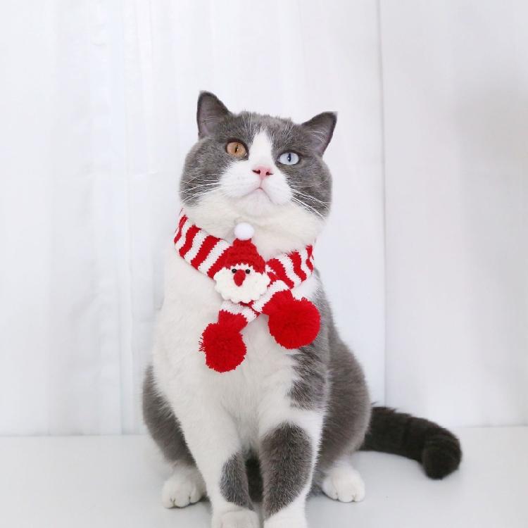 Chien Animal de Compagnie Chien Animal de Compagnie Écharpe Père Noël Chiens Animaux de Compagnie Chats Déguisement Fournitures