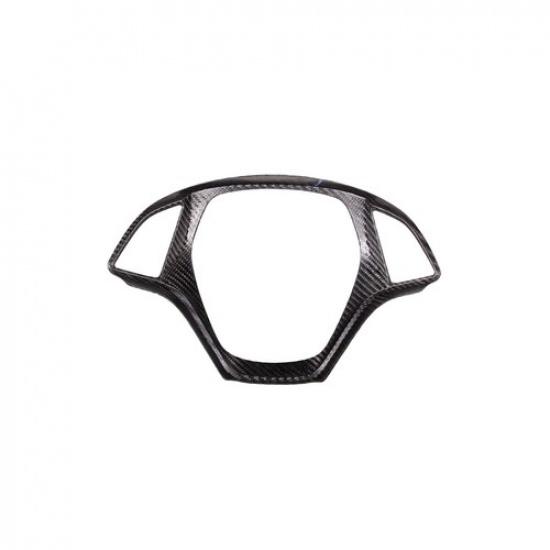ABS Carbon Steering Wheel Frame Cover Accessories Trim For Corvette C7 2014-