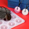 3D Hollow Round Silicone Mold Epoxy Resin Mold  Imitation Jade Pendant Jewelry Tools Crafts Making Supplies Stick