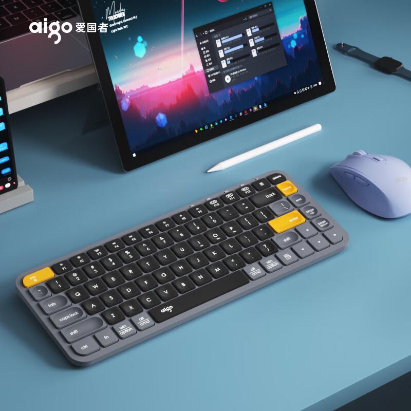 Aigo V200 Multi-Device Wireless Bluetooth Keyboard