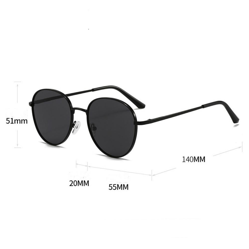 Fashion Sunglasses Fishing Metal Frame Shades Round Sun Glasses Women Men Eyewear UV Protection Glasses