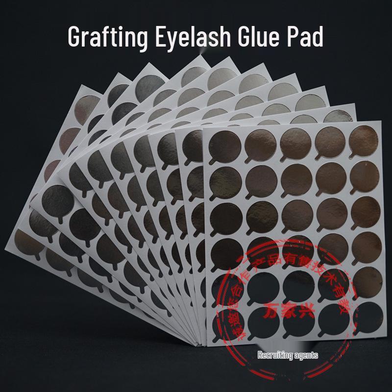 

Eyelash Extension Glue Pad Stickers - Disposable Tools for Easy Application