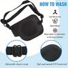 1PCS Black Single Eye Patch Adjustable 3D Foam Groove Eyeshades For Lazy Eyes Medical Use Concave Eye Patch