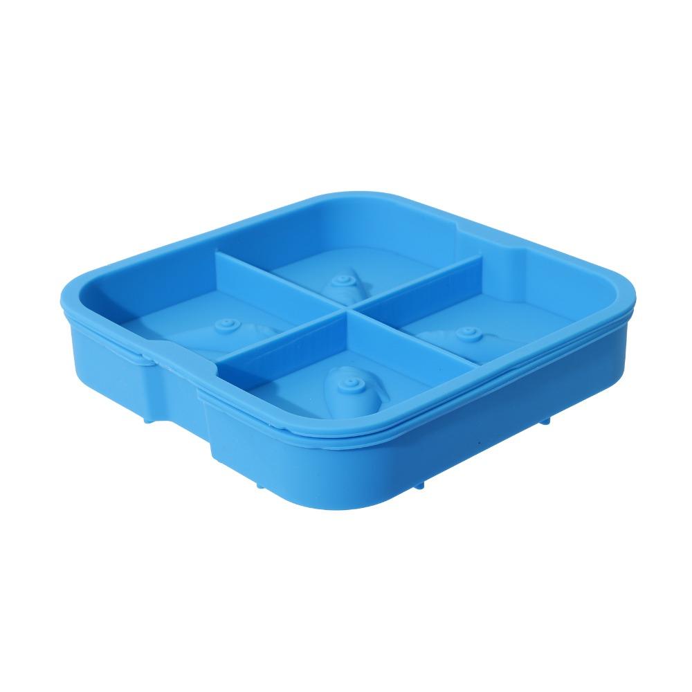Stampo per Ghiaccio in Silicone a Forma di Squalo 4 Fori Facile da Sformare Stampo per Ghiaccioli Silicone per Uso Alimentare Novità Macchina per il Ghiaccio Accessori da Cucina