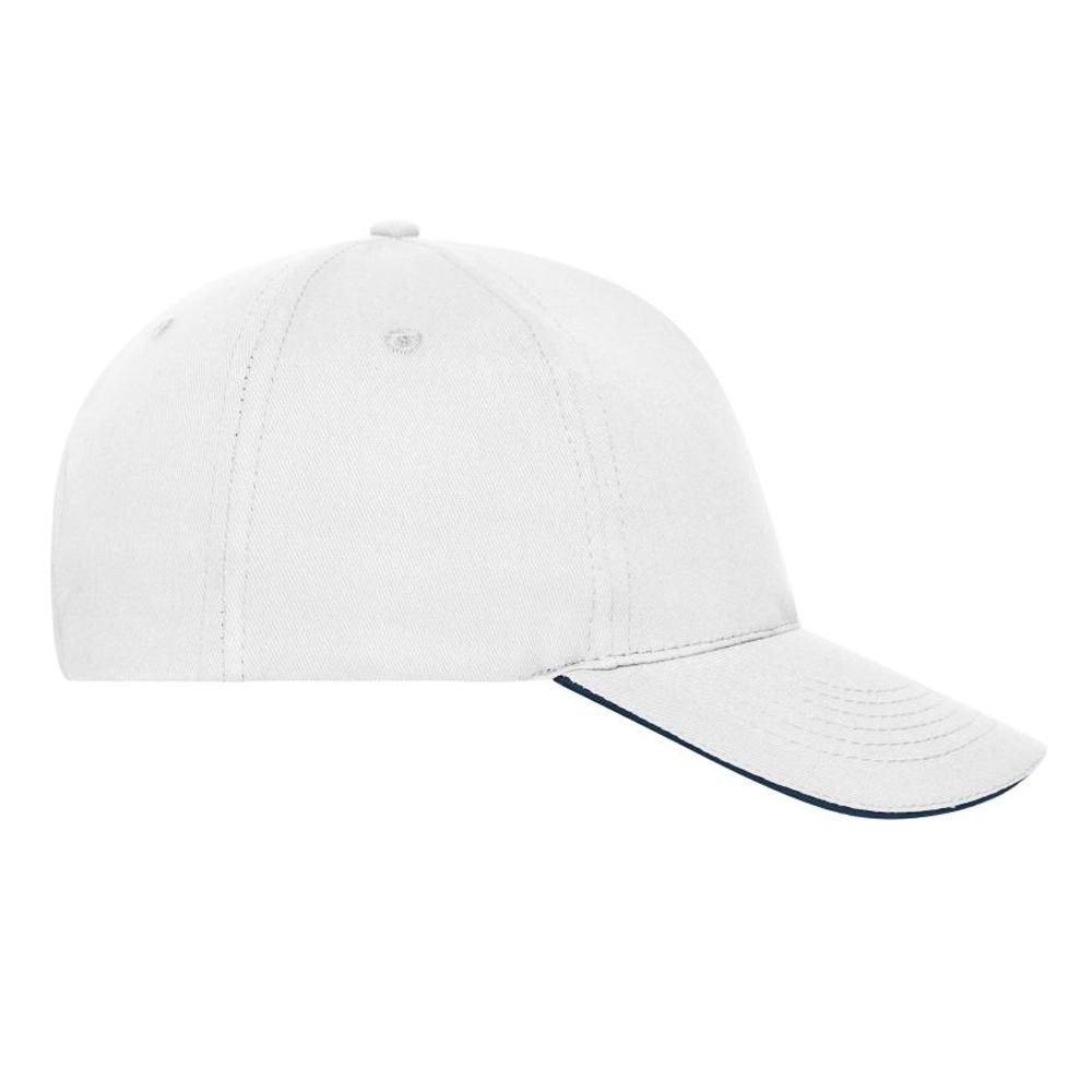 Myrtle Beach 5 Panel Organic Cotton Sandwich Peak Cap
