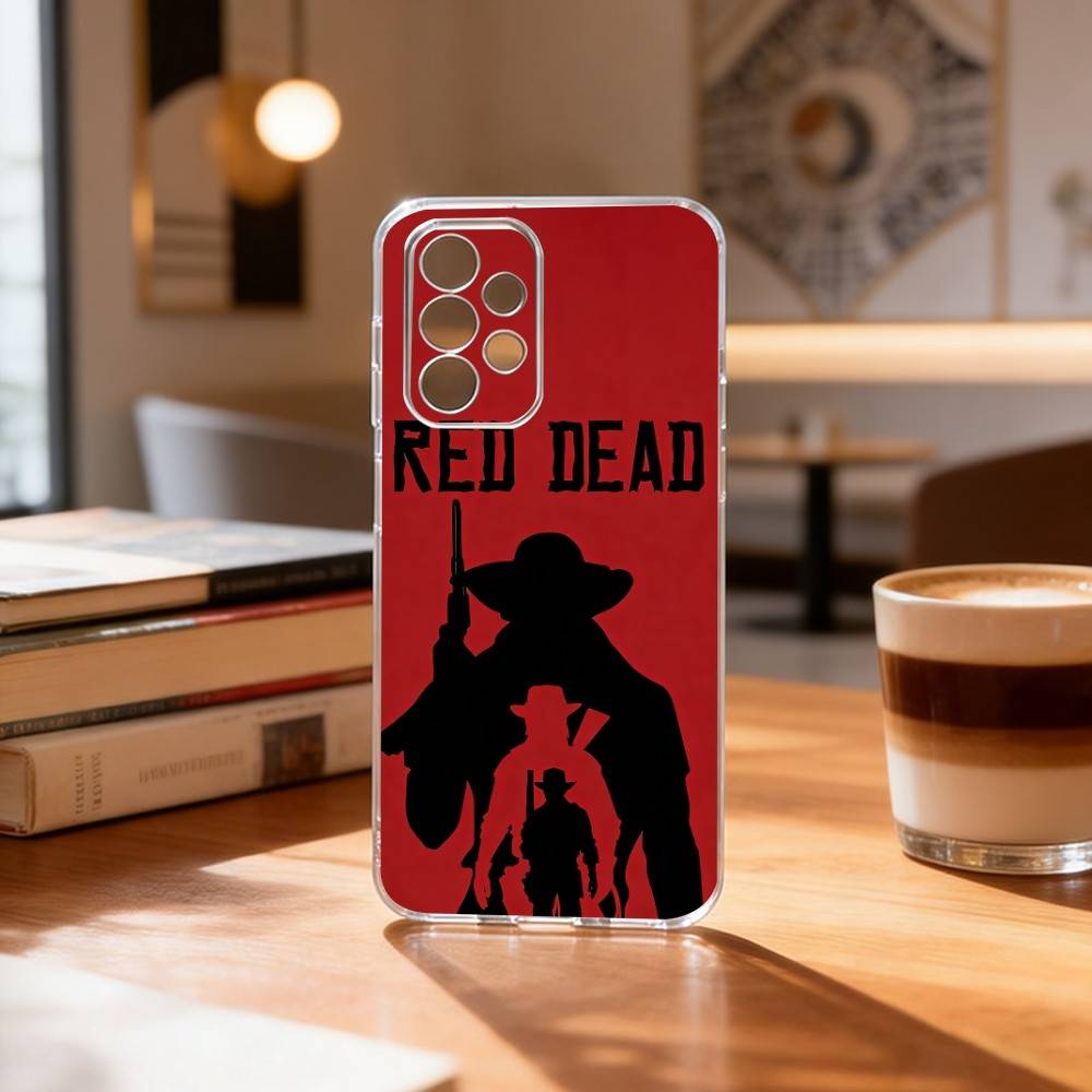 

R-Red D-Dead R-Redemption Phone Case Transparent Silicone Soft For Samsung S25,S24,S21,S22,S23,S30,Ultra,S20,Plus,Fe Samsung S22plus5G