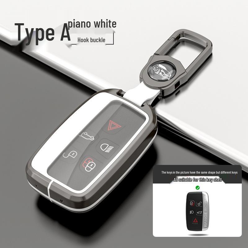 Compatible Land Rover Key Case for Range Rover Sport, Velar, Evoque, Discovery 4, Freelander 5