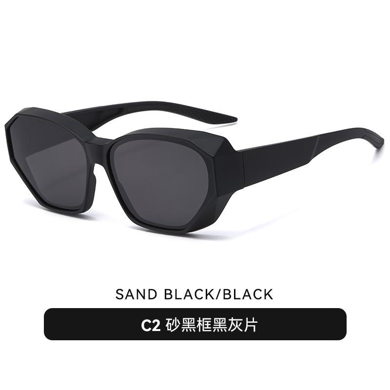 TR90New polarized sunglasses for women, with a polarized inner lens for nearsightedness, offering UV protection and a two-in-one design, ideal for