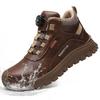 KOIFISH Safety with BOA Synthetic Resin Toe Puncture 4E and Size High-Cut Boots, Waterproof, Non-Slip, Slip-On, Dial, Cap, Prevention, High-Grip