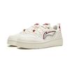 Li Ning Tianji Soft Slip Resistant, Abrasion Resistant, Height Increasing Low Top Skateboard Shoes Women's White Red AGCW068-5