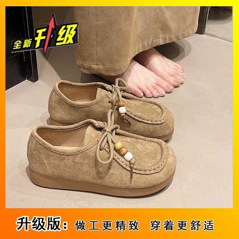 

Kangaroo shoes holiday wind super fire fashion versatile bag head loafers women s shoes retro Birkenstocks women s autumn 2025 new models 40