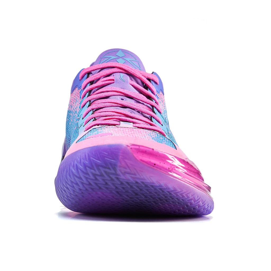Li Ning Blade 4 V2 Multi-Color Basketball Shoes Men sneaker Blue Purple ABAU037-19