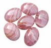 Natürliche Rhodochrosit Ovale Cabochons - Rosa & Weiße Edelsteine für die Schmuckherstellung
