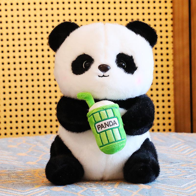 Adorable Plush Panda Doll - Children's Birthday Gift & Souvenir