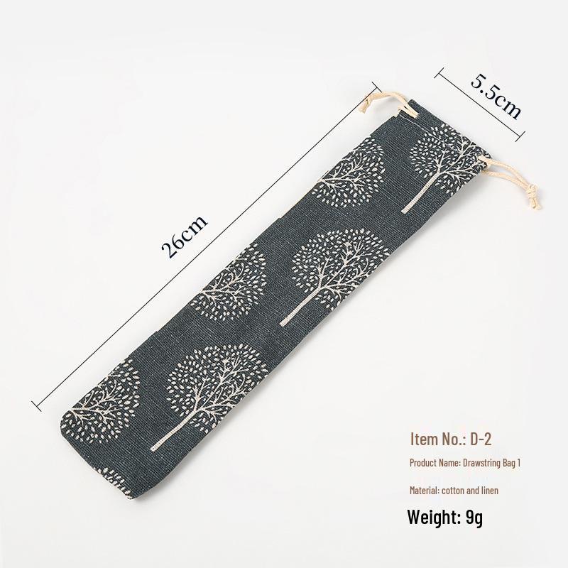 Japanese Wooden Cutlery Set: Spoon, Fork & Chopsticks with Old Lacquer Nanmu and String Tie