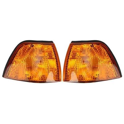 2Pcs Car Corner Light Turn Signal Indicator Turn Signal Warning Light Without Bulb For BMW E36 Sedan 1992-1998