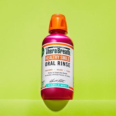 Thera Breath Healthy Smile Oral Rinse Sparkle Mint 473ml