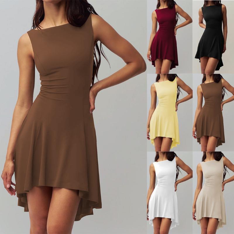 Women's Slim-fit Sexy Spice One-line Collar Dress