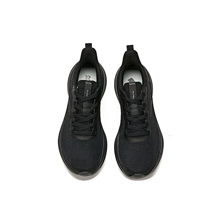 New Anta Non slip Wear resistant Shock Absorption Low Top Running Shoes Black 112235570S-1