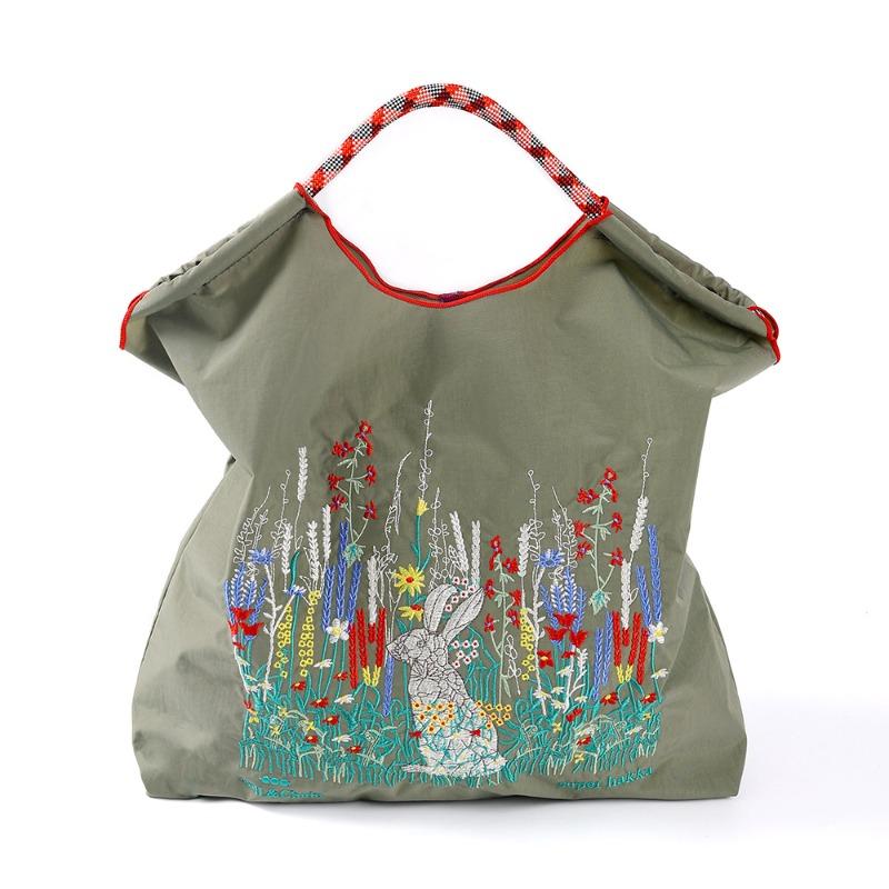 Nylon handbag bag new embroidered large capacity ball chain shoulder tide messenger tote bag