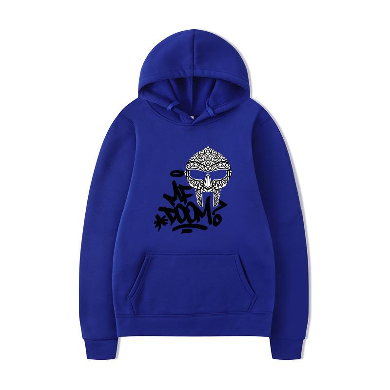 ME DOOM Printed Men's Autumn and Winter New Hoodie Brand Hoody Clothes Vintage Fashion Long Sleeve Pullovers