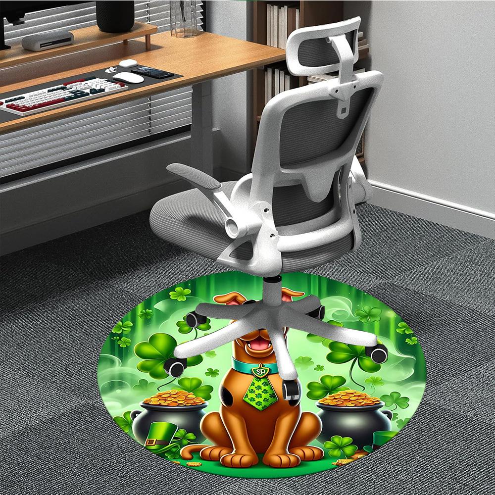 

1pc Scooby-Doo Chair Carpet for Office Non-Slip,Machine Washable Rug for Office, Room - Holiday Decor - Machine Made yy251017289 80cm by 80cm