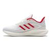 adidas Comfortable Versatile Shock Absorbing Durable Low Top Casual Running Shoes Unisex Sneakers White Red IH6039