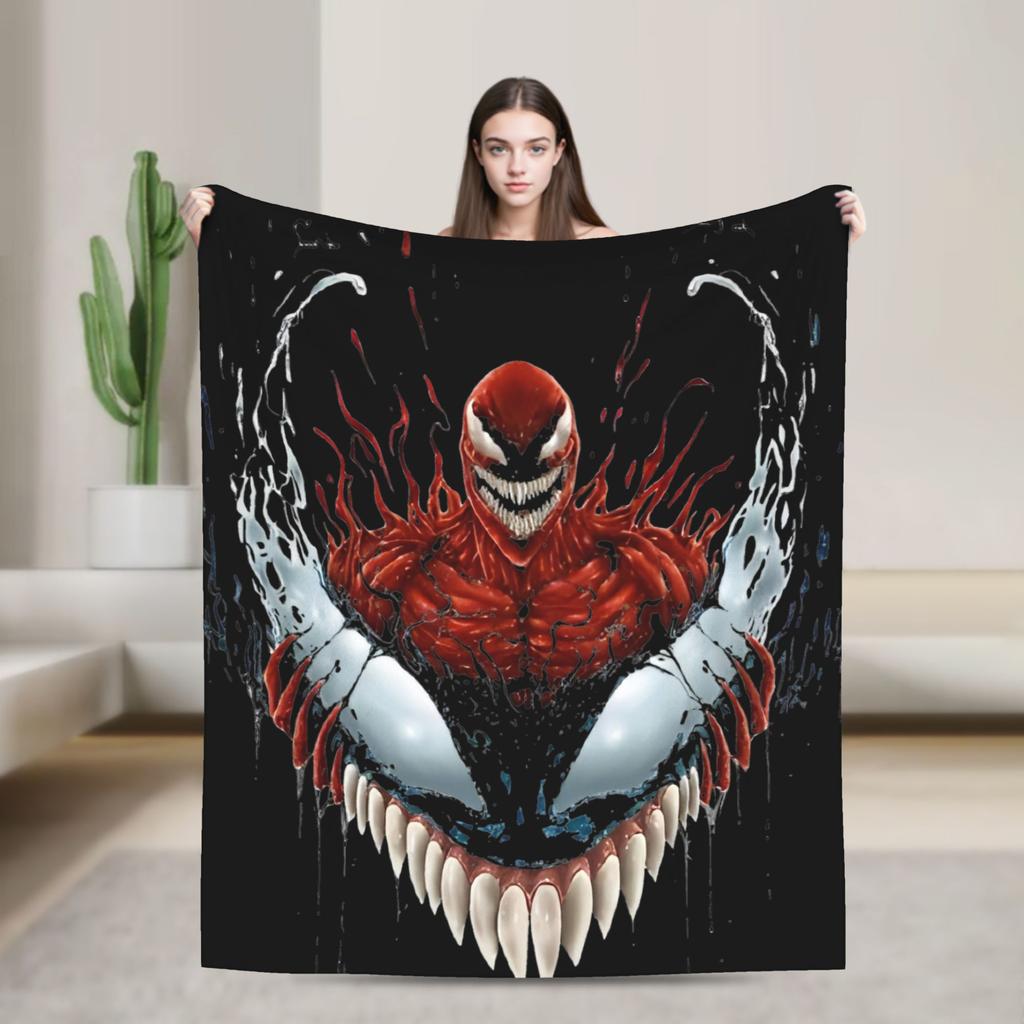 Venom Blanket Plush Awesome Soft Throw Blanket for Coverlet Decoration