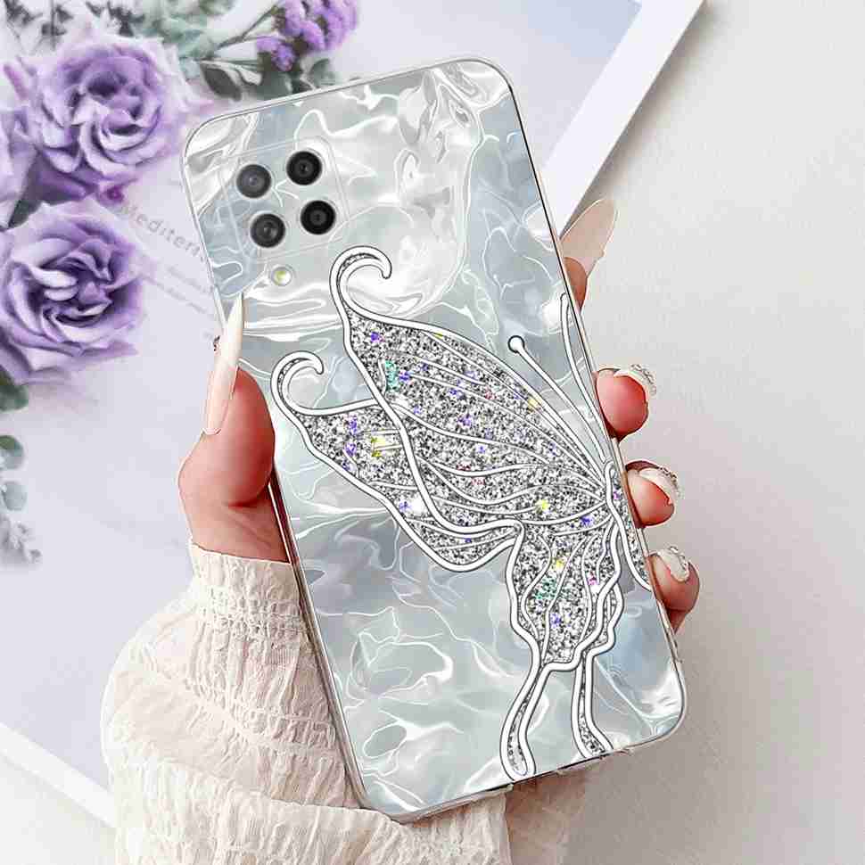 For Samsung Galaxy A42 5G Case Popular Pattern Flowers Soft Silicone TPU Cover For Samsung a42 A42 6.6" SM-A426B Fashion Shell