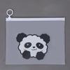 Paper Folder Information Bag Transparent File Folder File Storage Bag Bear File Bag Pencil Case