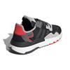 Adidas Originals Nite Jogger Fabric Suede Sports Comfortable Non-Slip Low-Top Lifestyle Casual Shoes Unisex Casual Shoes Black Red G26311