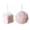 Fuzzy Ball Christmas Tree Ornament Plush Ball Christmas Tree Hanging Decoration For Mantels Door Wreath Decorations