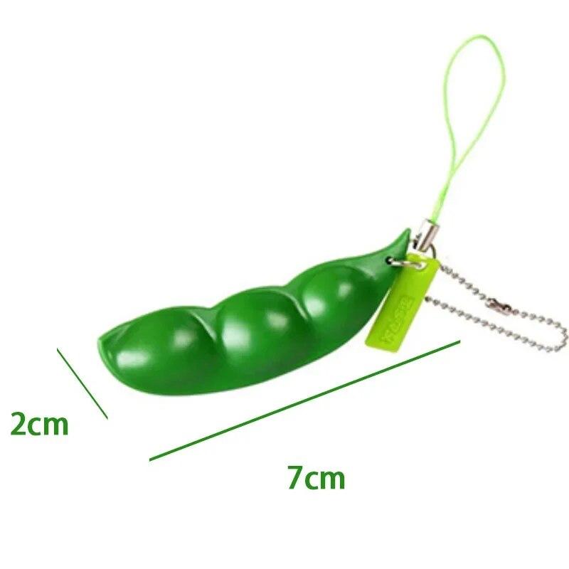 

Непоседа мягкие игрушки декомпрессия антистресс игрушки сжимать горох фасоль брелок рельеф для взрослых детей резиновая игрушка для снятия стресса 1Pcs