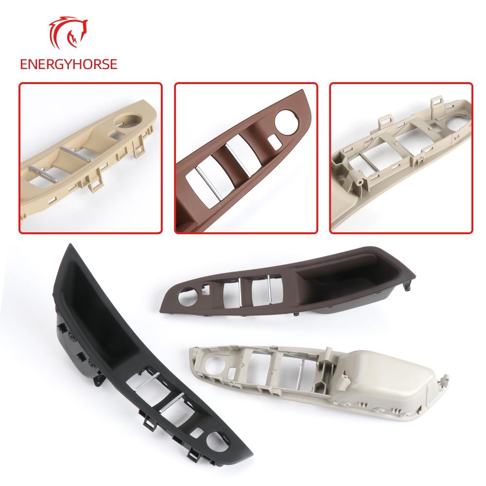 LHD Interior Door Pull Handle Armrest Panel Trim Without Mirror Folding Button for BMW  F10 F11 5 Series