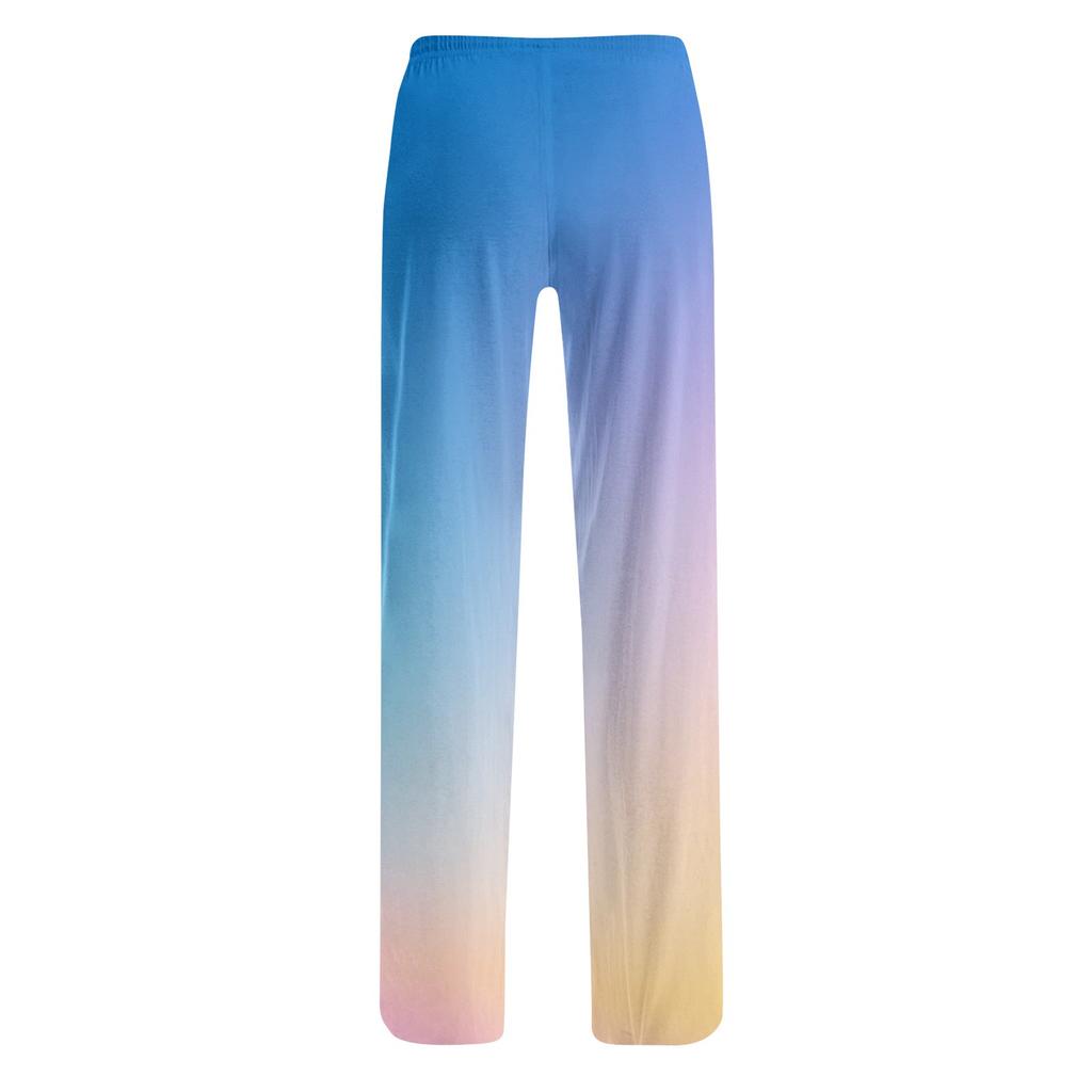 Women's Fashion Loose Casual Gradient Printed Casual Pants