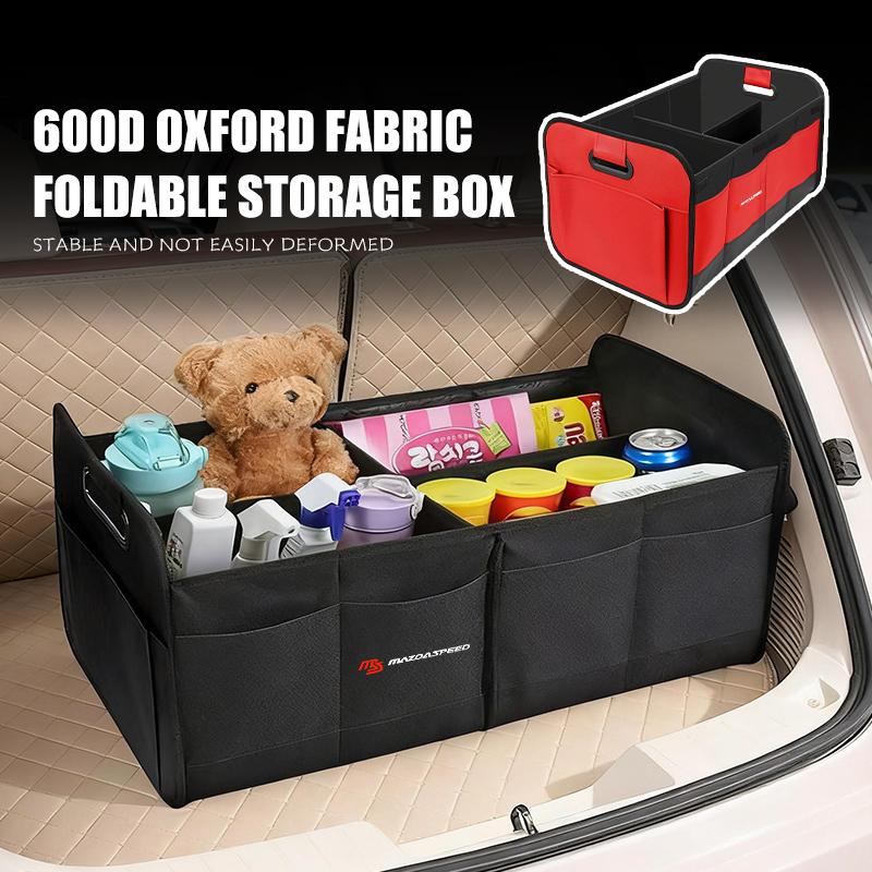 For Mazda Car Trunk Storage Bag Large Capacity Collapsible Cargo Storage Tool Travel Trunk Box 3 6 2 CX-3 CX-4 CX5 CX9 CX3 CX4 IUE2