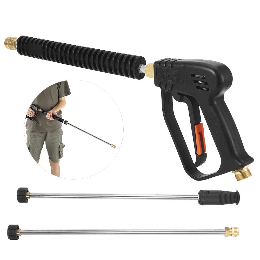 High Pressure Car Washer Water Spray Gun 3000psi Washing Machine W 2 Extension Rod