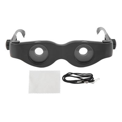 Okulary Teleskopowe Lupa Optyczna Rama PVC Przejrzysty Obraz Soczewka Dwuwarstwowa Okulary Lornetkowe dla