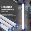 Dimmable T5 LED Tube 17/32/52CM USB Rechargeable LED Strip 30W 60W 80W Long Strip Camping Light Outdoor Emergency Hiking Lantern